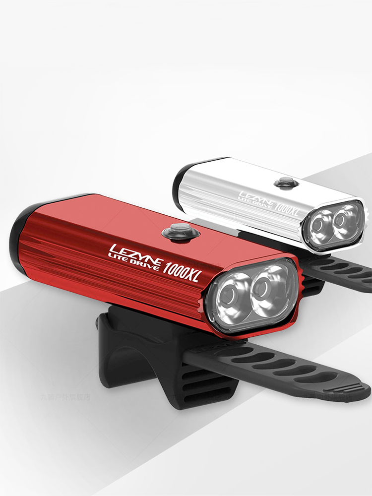 Rechargeable Bicycle Headlight 1000 Lumen - LEZYNE 1000 Lumen Fietslamp - Aluminiumlegering