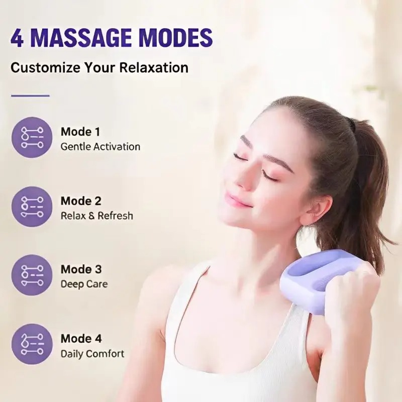 Electric Massage Gun Deep Tissue - Oplaadbaar Fascia Massagepistool, Diepe Weefsel Spiermassager,