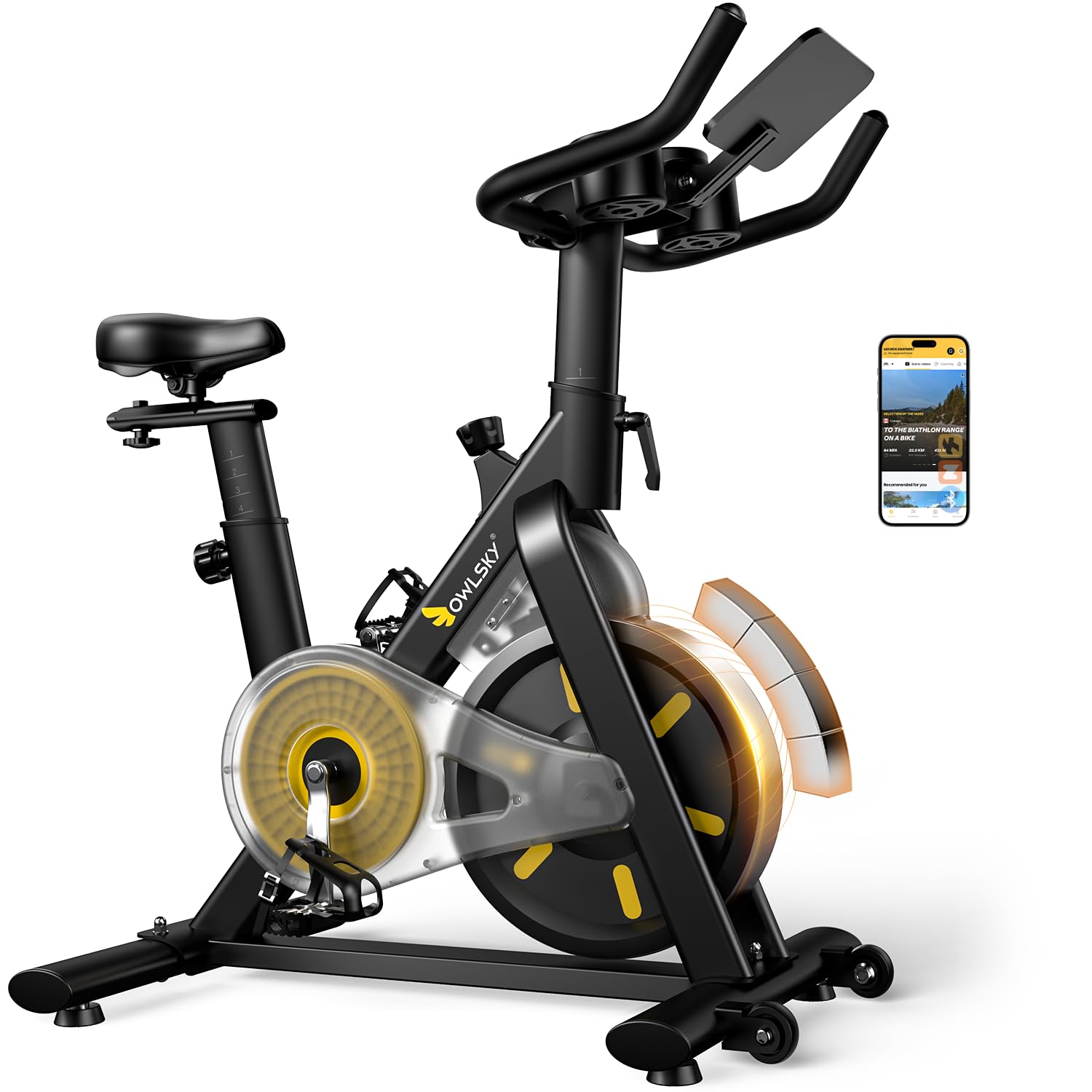 Exercise Bike Magnetic Resistance - Hometrainer met magnetische weerstand 300 lbs,