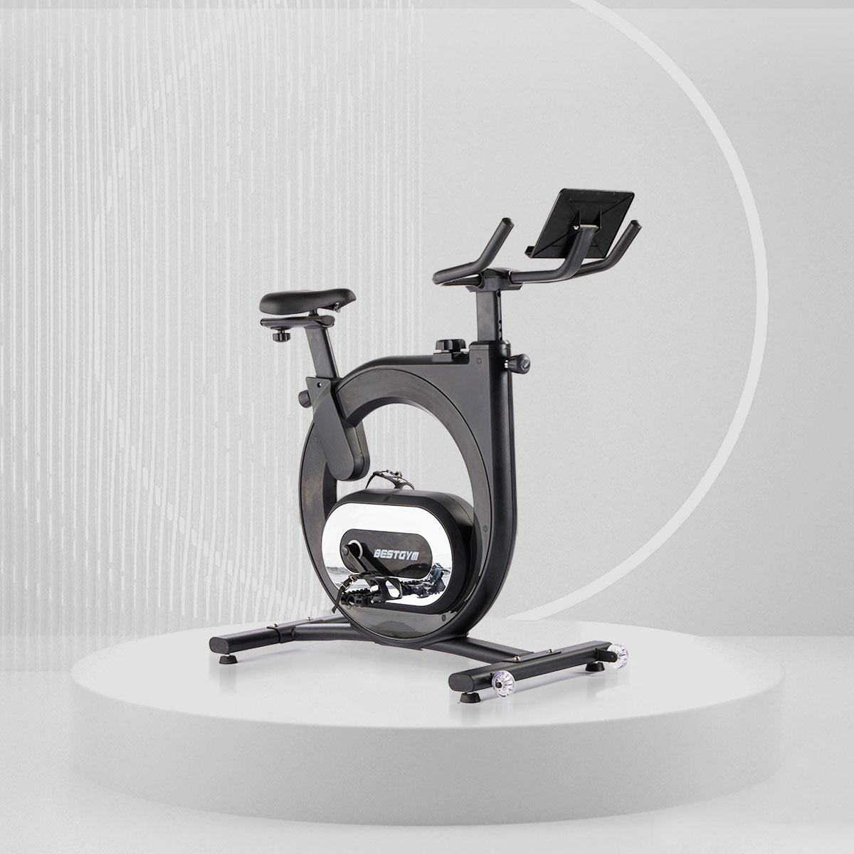 Exercise Bike Magnetic Resistance - Fabrieksaanbieding: Verstelbare motor met magnetische weerstand,