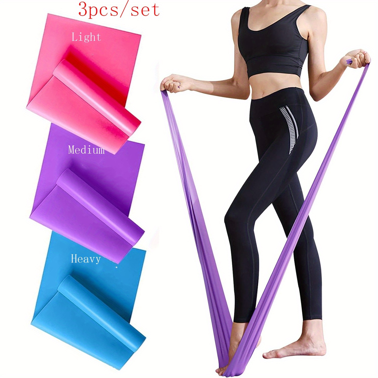 Pilates Bar Kit With Resistance Bands - 1/3 stuks weerstandsbanden voor mannen en