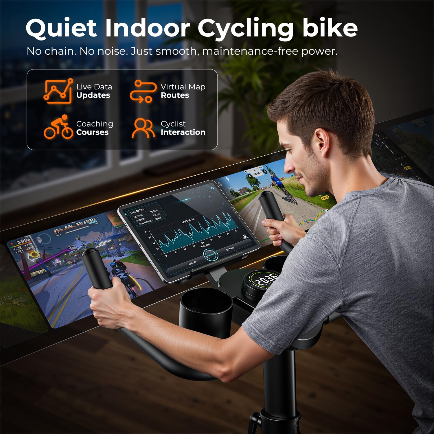 Hometrainer met magnetische we - Exercise Bike Magnetic Resistance recensie en prijs