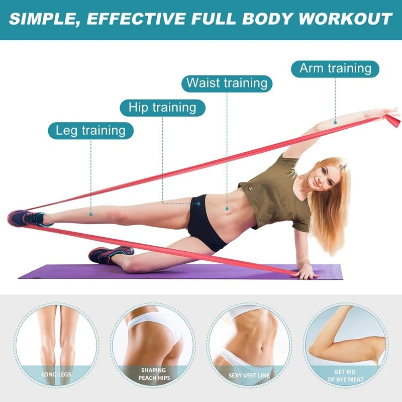 Natuurlijke Latex Resistance B - Pilates Bar Kit With Resistance Bands recensie en prijs