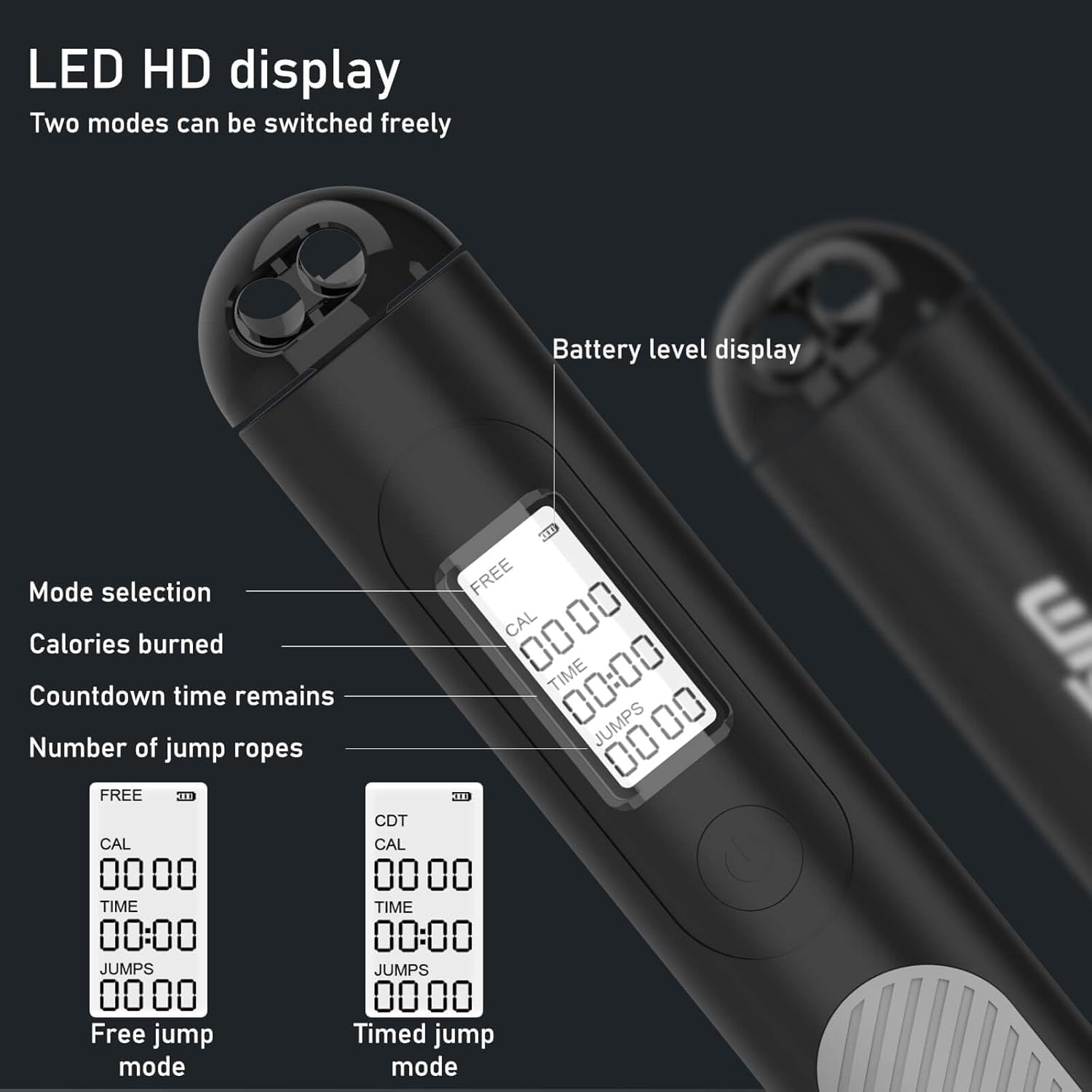 2-in-1 slim digitaal gewogen s - Smart Jump Rope Digital Counter recensie en prijs