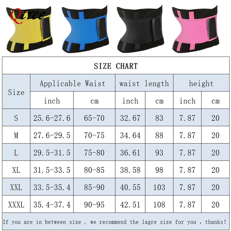 Qtree Hot Neopreen Taille Trai - Sweat Waist Trainer Belt Neoprene recensie en prijs