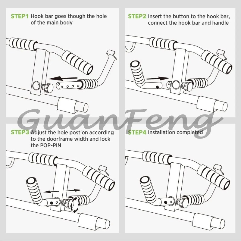 Deurframe Pull-Up Chin-Up Dip  - Door Pull Up Bar No Screw recensie en prijs