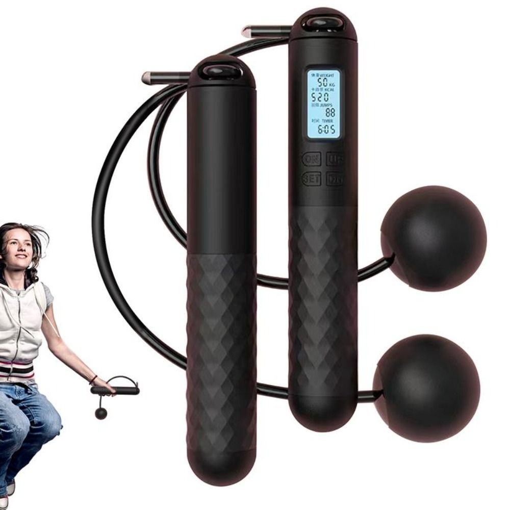 Draadloos touwloos springtouw  - Smart Jump Rope Digital Counter recensie en prijs