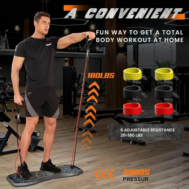 Multifunctionele Push-up Board - Pilates Bar Kit With Resistance Bands recensie en prijs