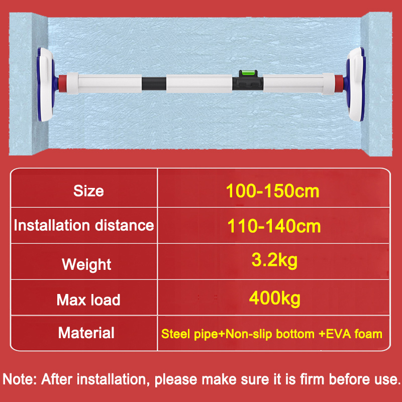 100-150 cm optrekstang voor de - Door Pull Up Bar No Screw recensie en prijs