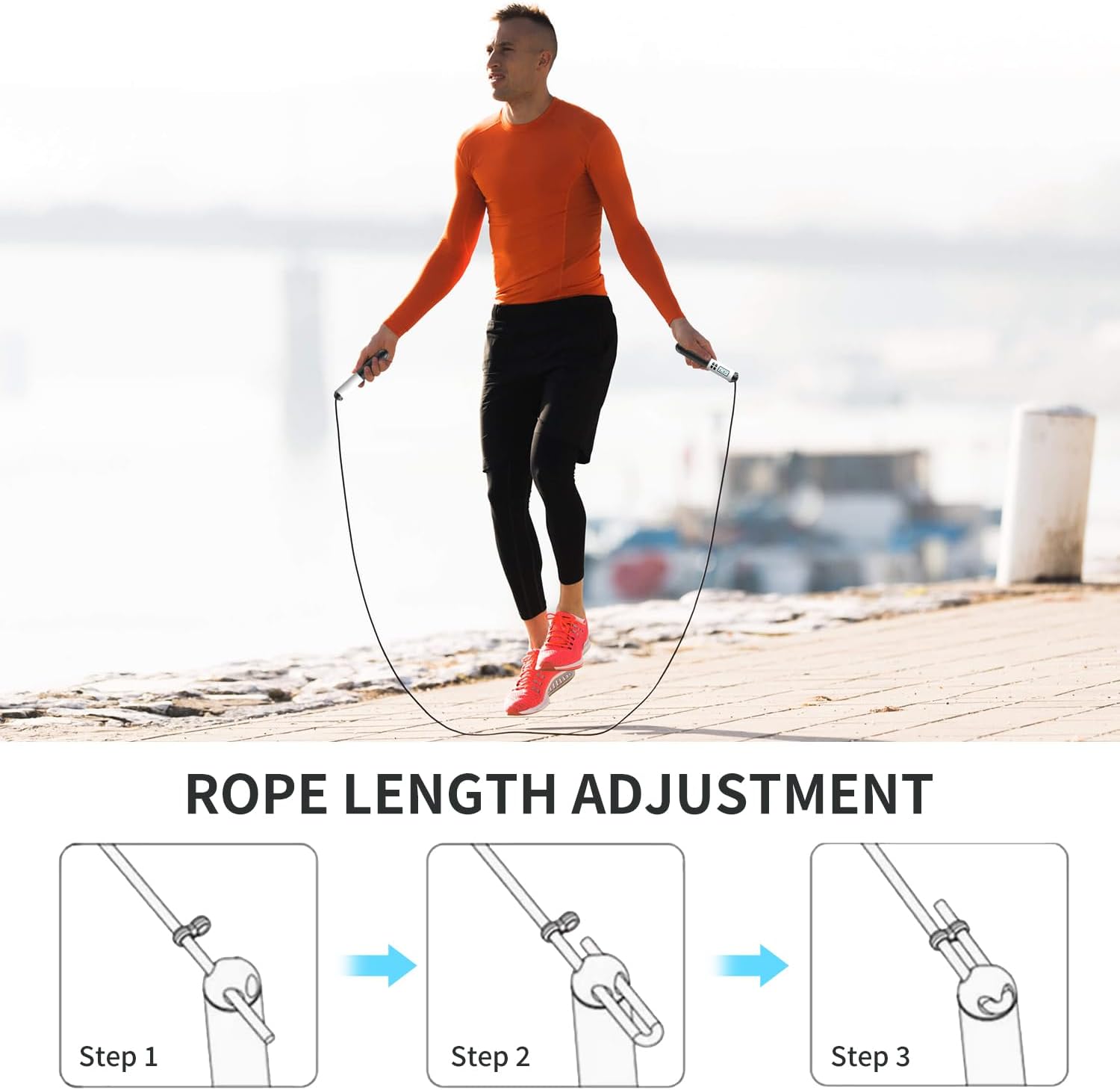 6 cm draadloos springtouw met  - Smart Jump Rope Digital Counter recensie en prijs