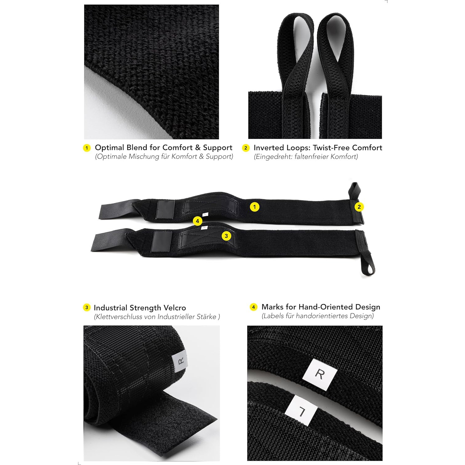 ‌ Verstelbare Deadlift-polsban - Wrist Wraps Weightlifting Support recensie en prijs