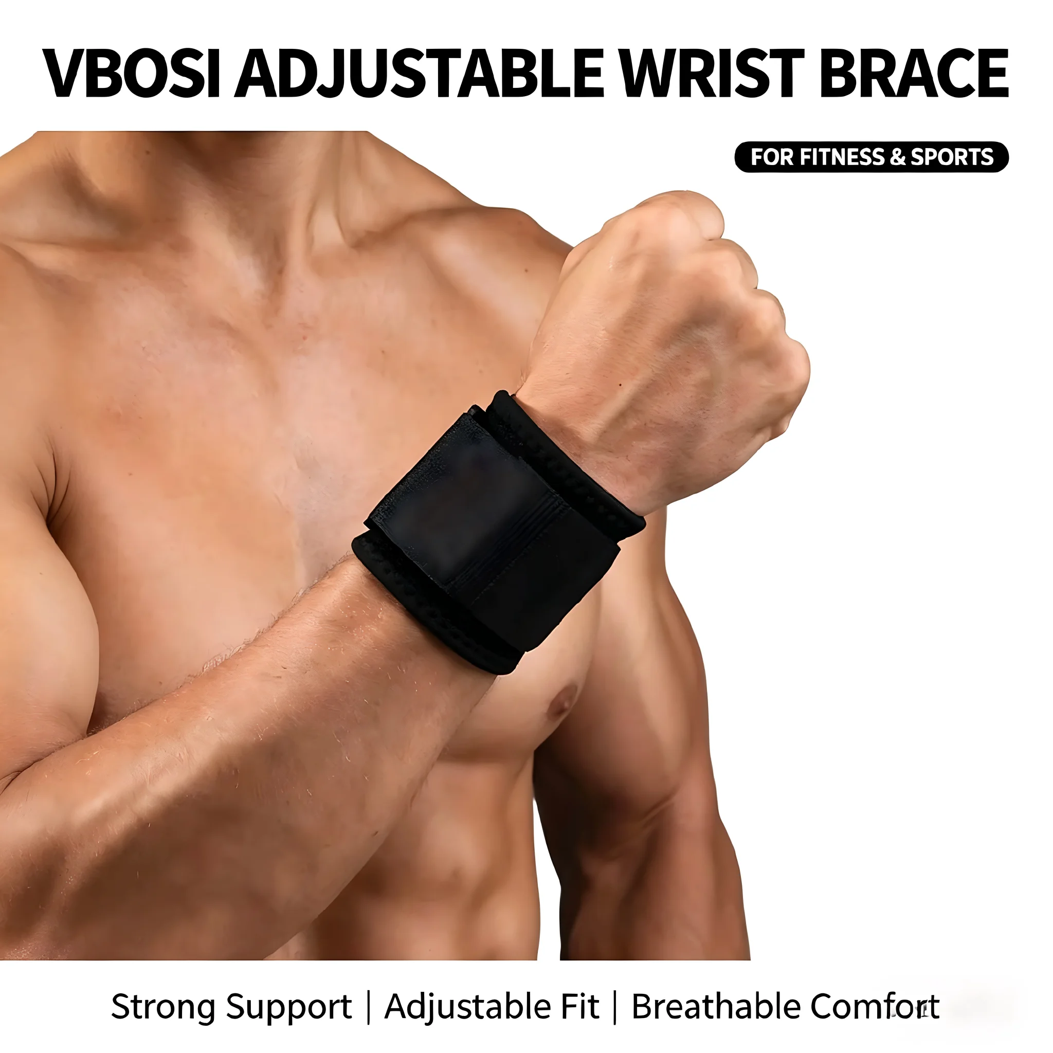 Professionele ademende polsban - Wrist Wraps Weightlifting Support recensie en prijs