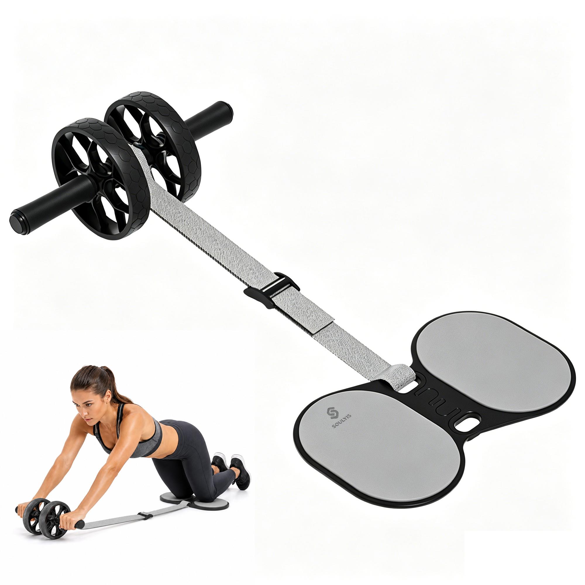 Dubbele wielabroller met elleb - Ab Roller Wheel With Elbow Support recensie en prijs