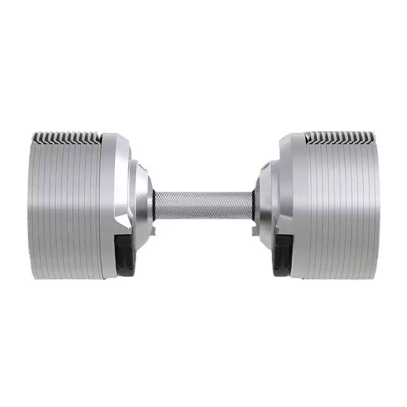 Verstelbare verzilverde dumbbe - Adjustable Dumbbell Pair 40Kg recensie en prijs