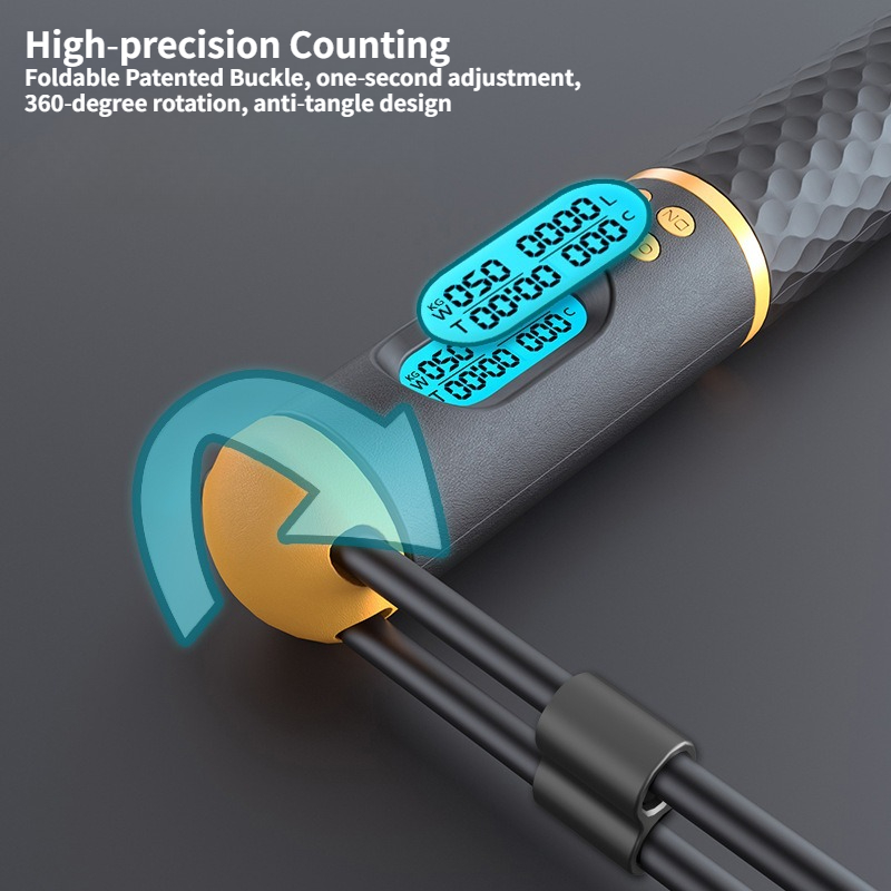 Slimme springtouw, nieuw draad - Smart Jump Rope Digital Counter recensie en prijs