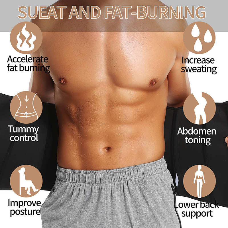Neopreen tailletrainer korset  - Sweat Waist Trainer Belt Neoprene recensie en prijs